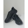 خرید کفش چرم طبیعی مردانه ضیا مشکی | Ziya Genuine Leather Sneaker