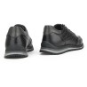 خرید کفش چرم طبیعی مردانه ضیا مشکی | Ziya Genuine Leather Sneaker