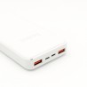 پاوربانک ردمی با ظرفیت ۲۰۰۰۰ میلی‌آمپر، مجهز به سه کابل داخلی (Micro U